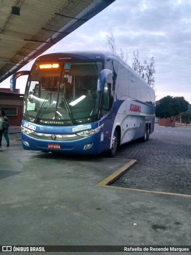 Viação Águia Branca 26300 na cidade de Campos dos Goytacazes, Rio de Janeiro, Brasil, por Rafaella de Resende Marques. ID da foto: 6223526.