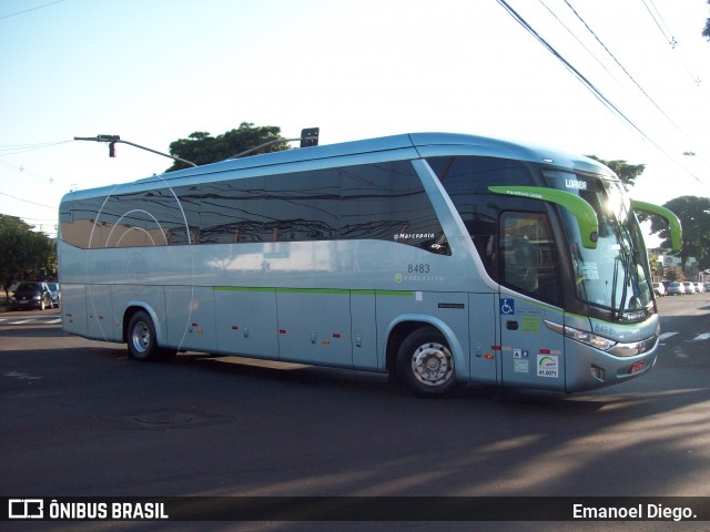 Viação Garcia 8483 na cidade de Apucarana, Paraná, Brasil, por Emanoel Diego.. Número da foto: #6223555.