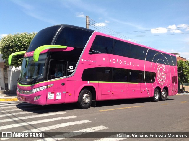 Viação Garcia 7137 na cidade de Osvaldo Cruz, São Paulo, Brasil, por Carlos Vinicius Estevão Menezes. ID da foto: 6223664.