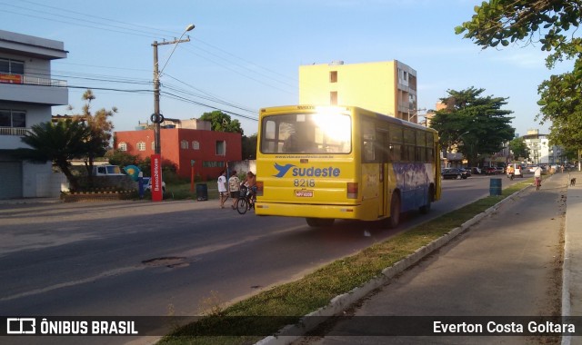 Viação Sudeste 8218 na cidade de Piúma, Espírito Santo, Brasil, por Everton Costa Goltara. ID da foto: 6223388.