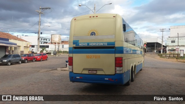 Viação Novo Horizonte 1027011 na cidade de Tanhaçu, Bahia, Brasil, por Flávio  Santos. Número da foto: #6223235.