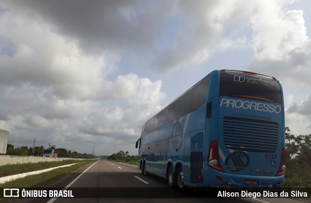Auto Viação Progresso 6137 na cidade de São José de Mipibu, Rio Grande do Norte, Brasil, por Alison Diego Dias da Silva. Número da foto: #6227007.