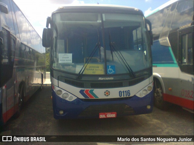 Novisa Transportes Rodoviários e Serviços 0116 na cidade de Camaçari, Bahia, Brasil, por Mario dos Santos Nogueira Junior. ID da foto: 6227037.