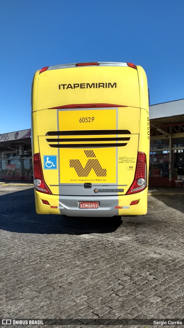 Viação Itapemirim 60529 na cidade de Campos dos Goytacazes, Rio de Janeiro, Brasil, por Sergio Corrêa. Número da foto: #6225649.