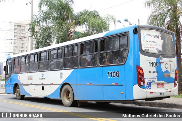 VB Transportes e Turismo 1106 na cidade de Campinas, São Paulo, Brasil, por Matheus Gabriel dos Santos. Número da foto: #6225484.