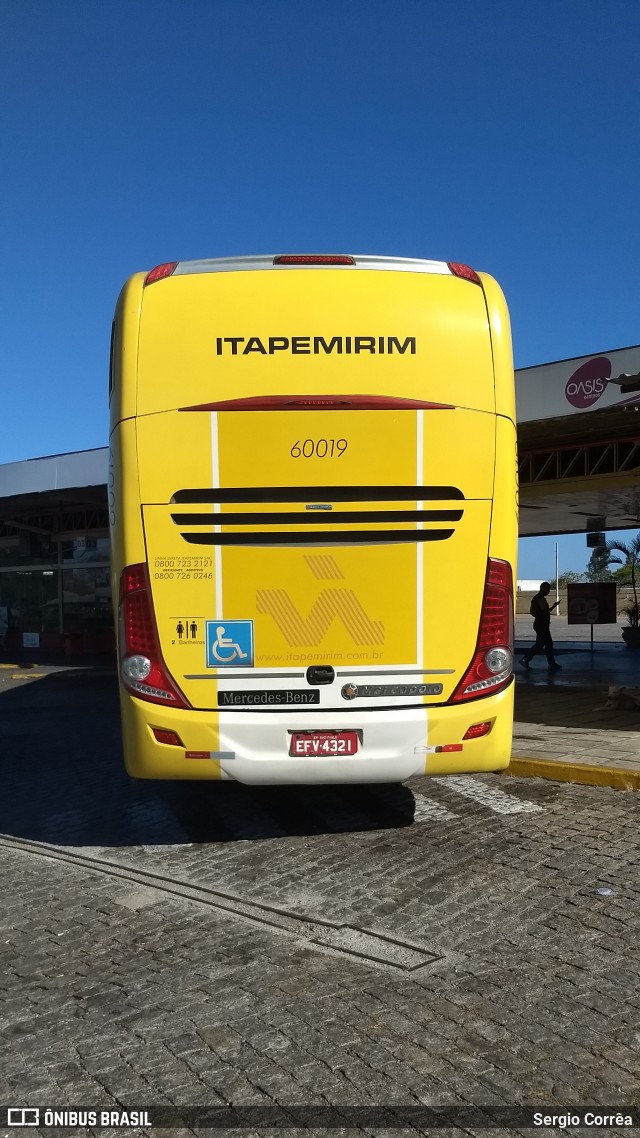 Viação Itapemirim 60019 na cidade de Campos dos Goytacazes, Rio de Janeiro, Brasil, por Sergio Corrêa. Número da foto: #6225647.