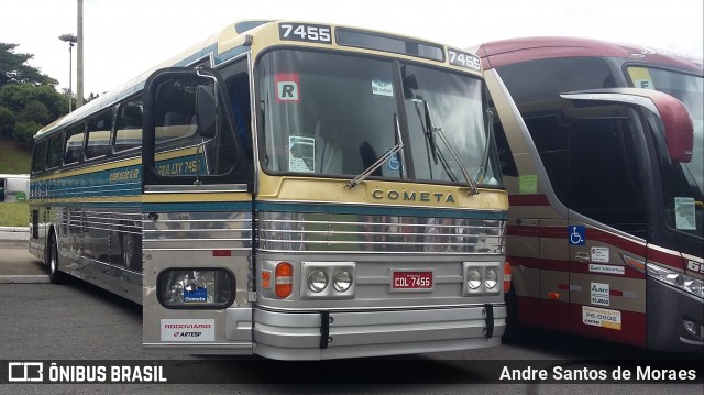 Viação Cometa 7455 na cidade de São Paulo, São Paulo, Brasil, por Andre Santos de Moraes. ID da foto: 6226850.