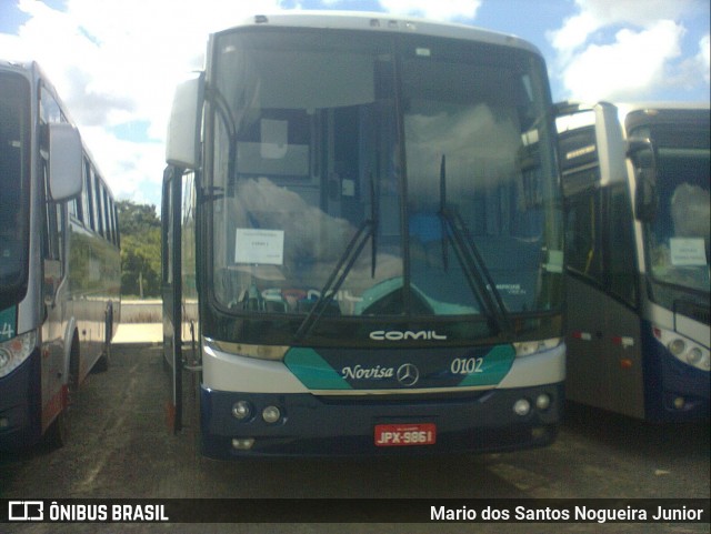 Novisa Transportes Rodoviários e Serviços 0102 na cidade de Camaçari, Bahia, Brasil, por Mario dos Santos Nogueira Junior. Número da foto: #6227032.