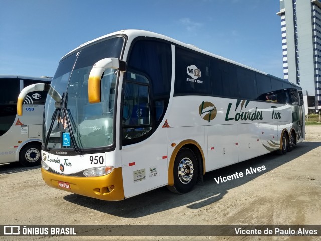 Lourdes Tur 950 na cidade de Aparecida, São Paulo, Brasil, por Vicente de Paulo Alves. Número da foto: #6230000.