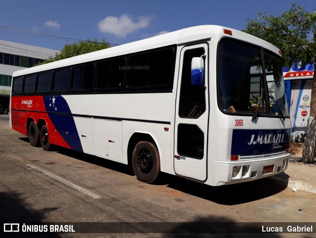 J Marazul Turismo 3060 na cidade de Canindé, Ceará, Brasil, por Lucas Gabriel. ID da foto: 6229980.