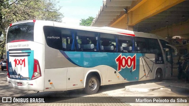 Auto Viação 1001 RJ 108.789 na cidade de Cachoeiras de Macacu, Rio de Janeiro, Brasil, por Marllon Peixoto da Silva. ID da foto: 6228766.