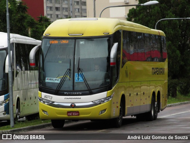 Viação Itapemirim 60713 na cidade de Curitiba, Paraná, Brasil, por André Luiz Gomes de Souza. Número da foto: #6229126.