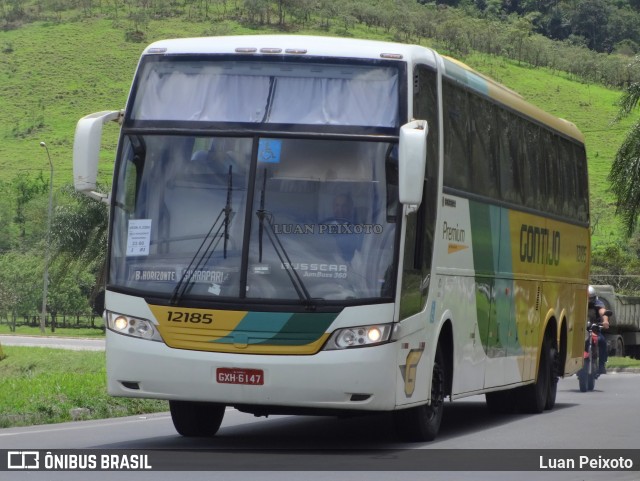 Empresa Gontijo de Transportes 12185 na cidade de Viana, Espírito Santo, Brasil, por Luan Peixoto. ID da foto: 6227735.