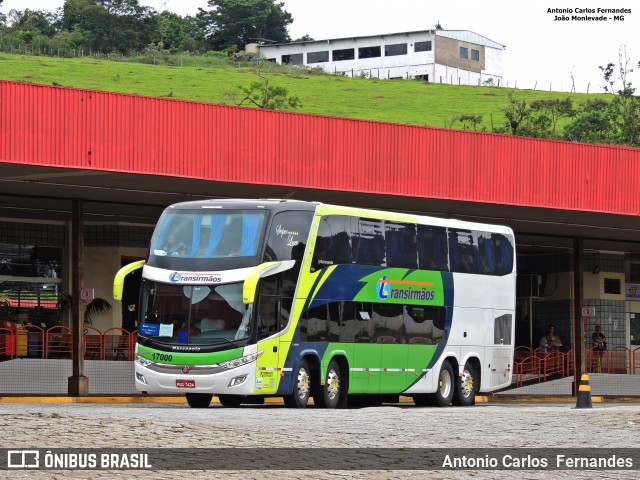 Transirmãos Turismo 17000 na cidade de João Monlevade, Minas Gerais, Brasil, por Antonio Carlos Fernandes. Número da foto: #6228117.