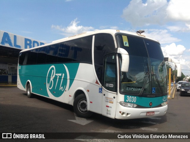 BTL - Borini Turismo 3030 na cidade de Osvaldo Cruz, São Paulo, Brasil, por Carlos Vinicius Estevão Menezes. Número da foto: #6227554.