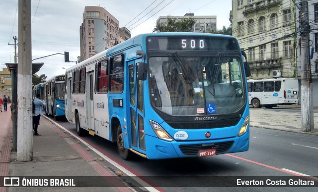 Nova Transporte 22232 na cidade de Vitória, Espírito Santo, Brasil, por Everton Costa Goltara. ID da foto: 6228626.