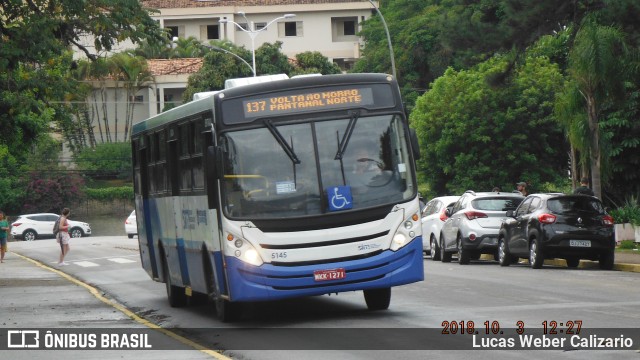 Insular Transportes Coletivos 5145 na cidade de Florianópolis, Santa Catarina, Brasil, por Lucas Weber Calizario. Número da foto: #6227607.