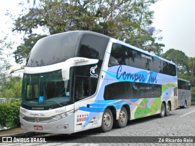ComperTur Transportes Turísticos 12220 na cidade de Petrópolis, Rio de Janeiro, Brasil, por Zé Ricardo Reis. Número da foto: #6229283.