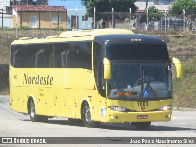 Viação Nordeste 1603 na cidade de Natal, Rio Grande do Norte, Brasil, por Joao Paulo Nascimento Silva. ID da foto: 6231171.