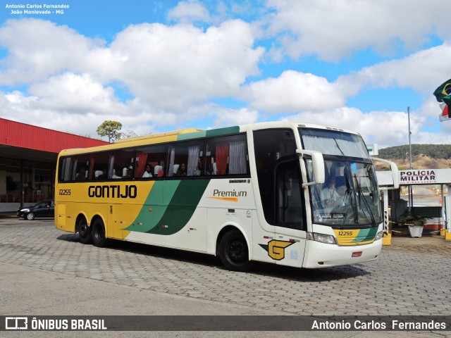 Empresa Gontijo de Transportes 12255 na cidade de João Monlevade, Minas Gerais, Brasil, por Antonio Carlos Fernandes. ID da foto: 6231073.