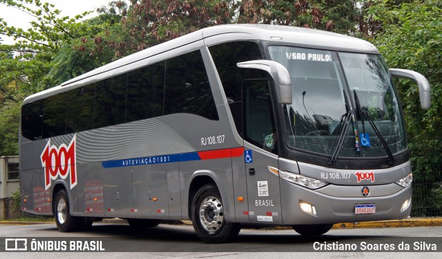 Auto Viação 1001 RJ 108.107 na cidade de São Paulo, São Paulo, Brasil, por Cristiano Soares da Silva. Número da foto: #6231258.