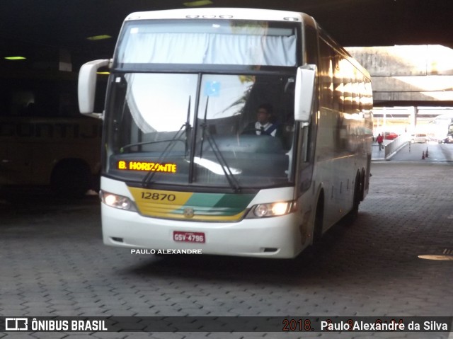 Empresa Gontijo de Transportes 12870 na cidade de Belo Horizonte, Minas Gerais, Brasil, por Paulo Alexandre da Silva. Número da foto: #6230966.