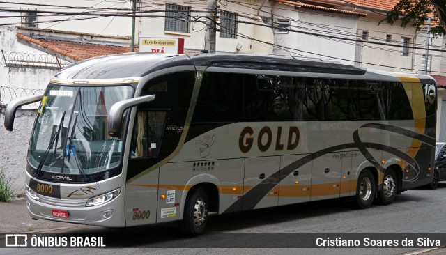 Gold Turismo e Fretamento 6001 na cidade de São Paulo, São Paulo, Brasil, por Cristiano Soares da Silva. ID da foto: 6231237.