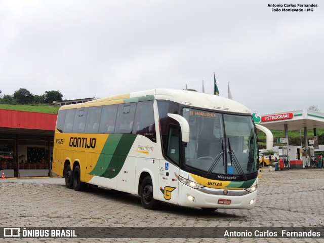 Empresa Gontijo de Transportes 18825 na cidade de João Monlevade, Minas Gerais, Brasil, por Antonio Carlos Fernandes. ID da foto: 6230618.