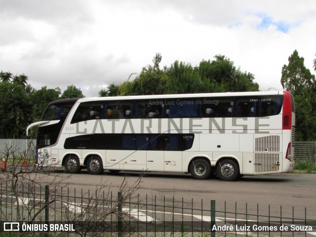 Auto Viação Catarinense 3535 na cidade de Curitiba, Paraná, Brasil, por André Luiz Gomes de Souza. ID da foto: 6231277.