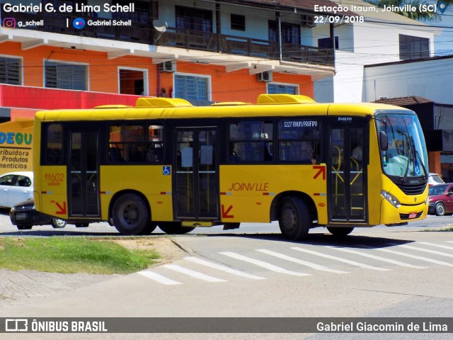 Gidion Transporte e Turismo 11602 na cidade de Joinville, Santa Catarina, Brasil, por Gabriel Giacomin de Lima. Número da foto: #6231281.