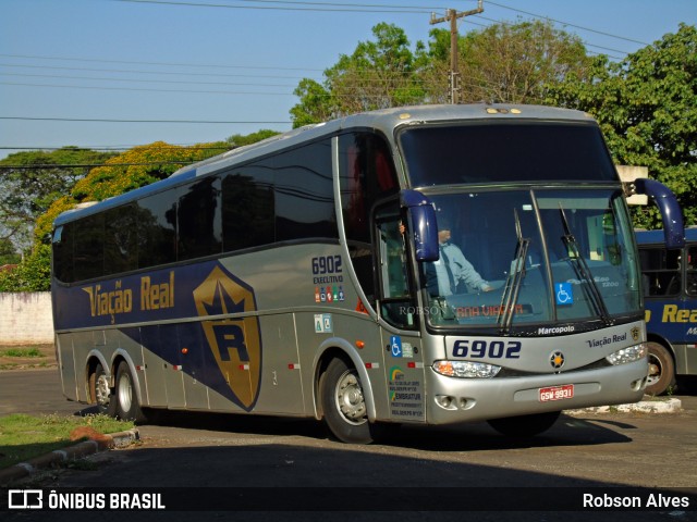 Viação Real 6902 na cidade de Paranavaí, Paraná, Brasil, por Robson Alves. ID da foto: 6196385.