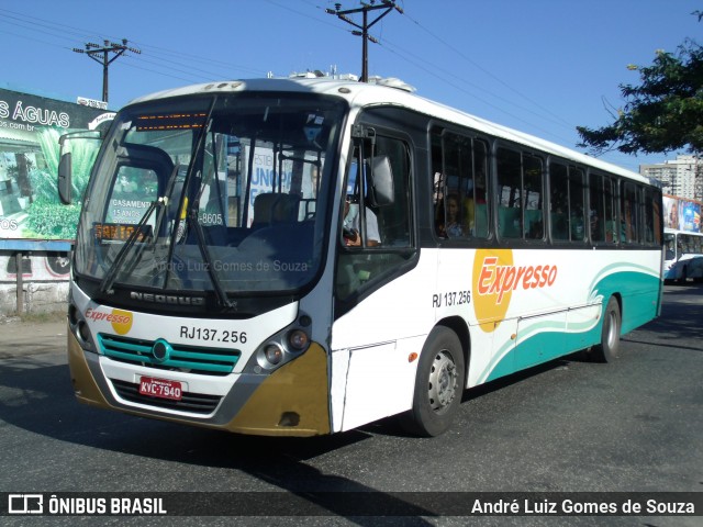 Expresso Mangaratiba RJ 137.256 na cidade de Nova Iguaçu, Rio de Janeiro, Brasil, por André Luiz Gomes de Souza. ID da foto: 6197280.