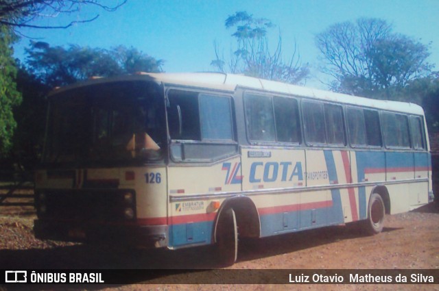 Viação Cota - Cota Transportes 126 na cidade de Matozinhos, Minas Gerais, Brasil, por Luiz Otavio Matheus da Silva. Número da foto: #6196485.