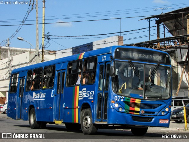 Expresso Vera Cruz 072 na cidade de Recife, Pernambuco, Brasil, por Eric Oliveira. ID da foto: 6196960.