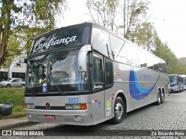Viação Confiança 2222 na cidade de Petrópolis, Rio de Janeiro, Brasil, por Zé Ricardo Reis. Número da foto: #6196662.