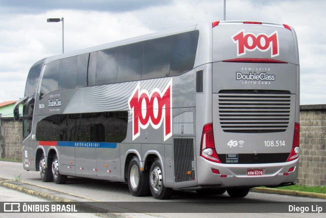 Auto Viação 1001 108.514 na cidade de Itajaí, Santa Catarina, Brasil, por Diego Lip. Número da foto: #6232874.