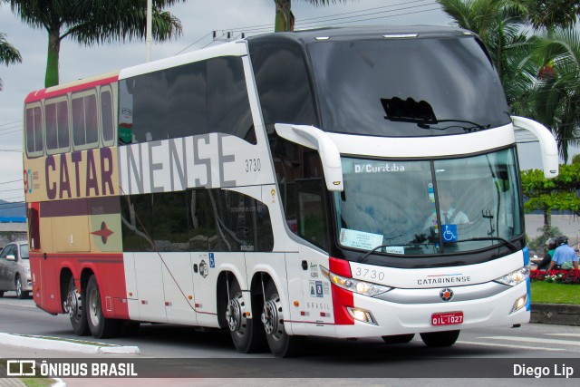 Auto Viação Catarinense 3730 na cidade de Itajaí, Santa Catarina, Brasil, por Diego Lip. Número da foto: #6233029.