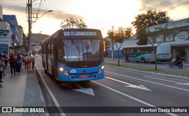 Expresso Santa Paula 16153 na cidade de Vitória, Espírito Santo, Brasil, por Everton Costa Goltara. ID da foto: 6232282.