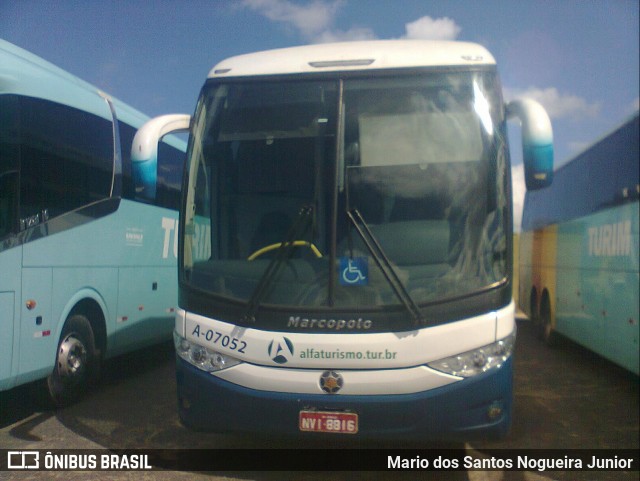 Alfa Turismo & Transportes A-07052 na cidade de Camaçari, Bahia, Brasil, por Mario dos Santos Nogueira Junior. Número da foto: #6233424.