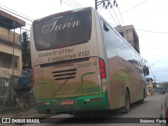 Turin Transportes 11000 na cidade de Conselheiro Lafaiete, Minas Gerais, Brasil, por Rubens  Faria. Número da foto: #6233665.