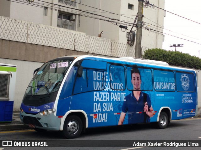 Guaiúba Transportes 12311 na cidade de Santos, São Paulo, Brasil, por Adam Xavier Rodrigues Lima. ID da foto: 6234758.