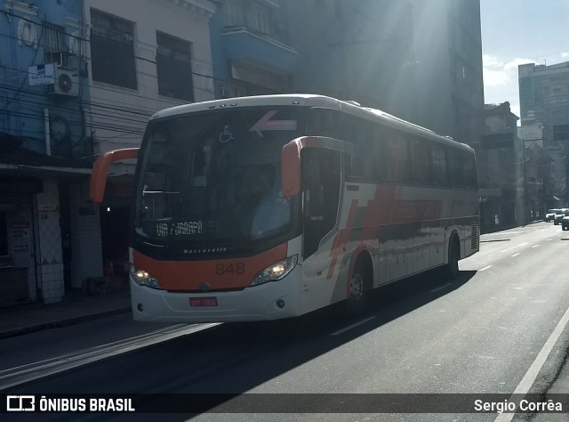 Viação Alvorada 848 na cidade de Vitória, Espírito Santo, Brasil, por Sergio Corrêa. Número da foto: #6234429.