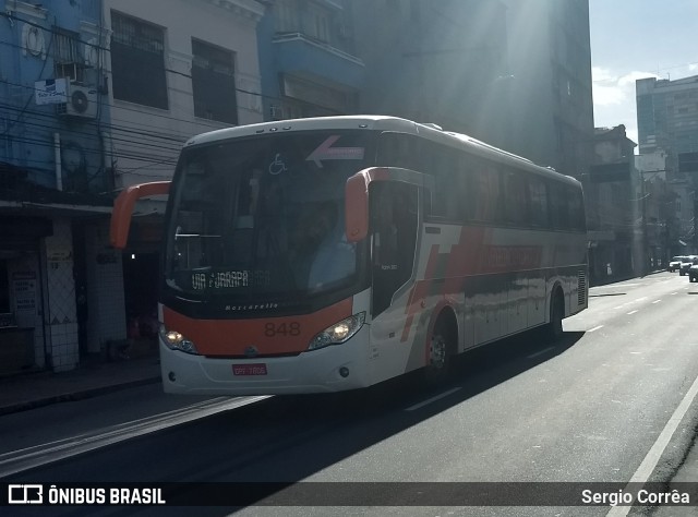 Viação Alvorada 848 na cidade de Vitória, Espírito Santo, Brasil, por Sergio Corrêa. ID da foto: 6234429.