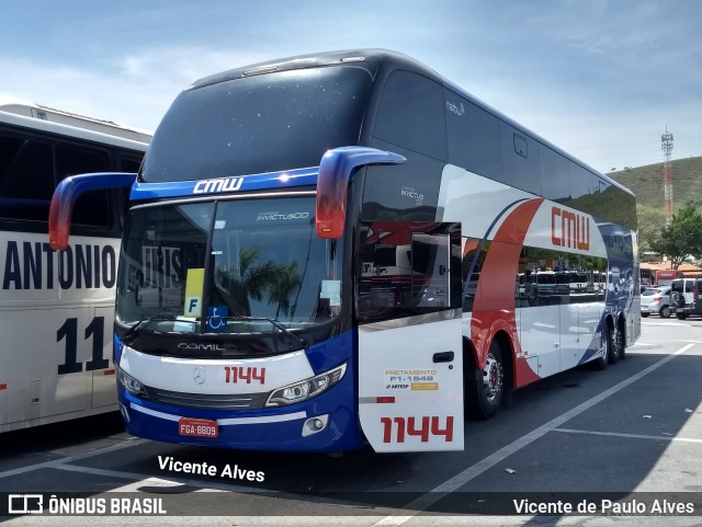 CMW Transportes 1144 na cidade de Aparecida, São Paulo, Brasil, por Vicente de Paulo Alves. Número da foto: #6234284.