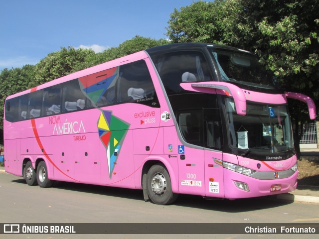 Nova América Turismo 1300 na cidade de Itaperuna, Rio de Janeiro, Brasil, por Christian  Fortunato. Número da foto: #6236362.