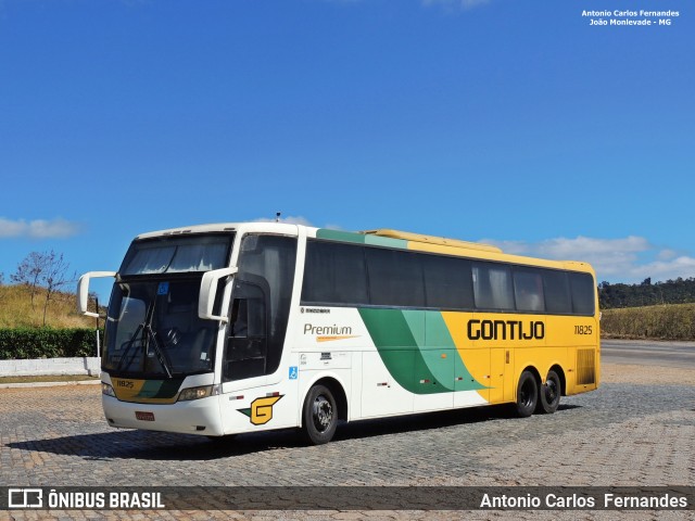 Empresa Gontijo de Transportes 11825 na cidade de João Monlevade, Minas Gerais, Brasil, por Antonio Carlos Fernandes. ID da foto: 6236895.