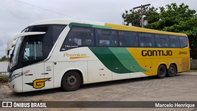 Empresa Gontijo de Transportes 21460 na cidade de Nova Viçosa, Bahia, Brasil, por Marcelo Henrique. Número da foto: #6236591.