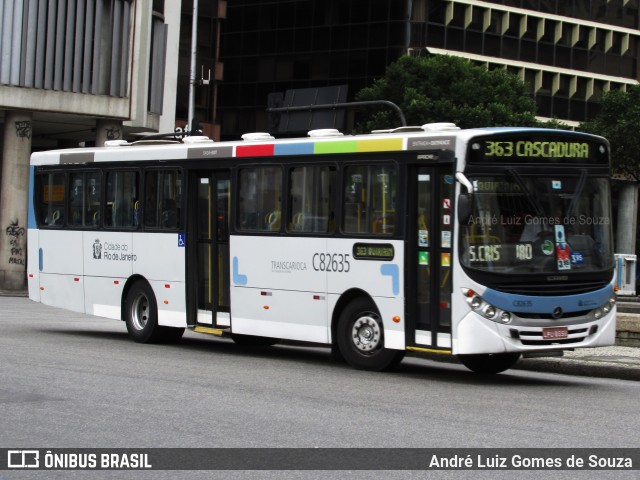 Transportes Estrela C82635 na cidade de Rio de Janeiro, Rio de Janeiro, Brasil, por André Luiz Gomes de Souza. ID da foto: 6237833.