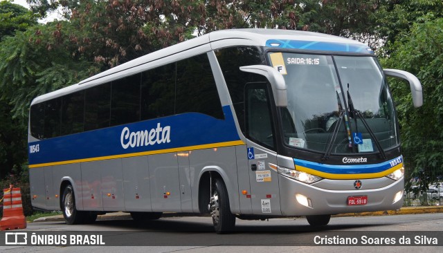 Viação Cometa 18543 na cidade de São Paulo, São Paulo, Brasil, por Cristiano Soares da Silva. Número da foto: #6237841.