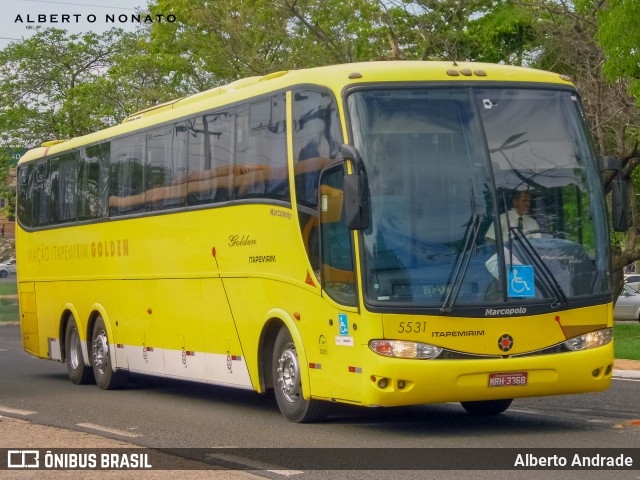 Viação Itapemirim 5531 na cidade de Teresina, Piauí, Brasil, por Alberto Andrade. ID da foto: 6239169.